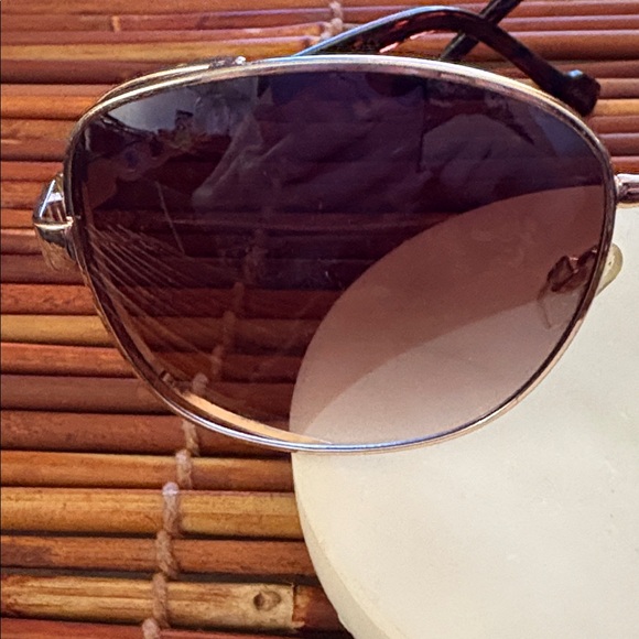 Jessica Simpson Gold and Brown Sunglasses main image 7